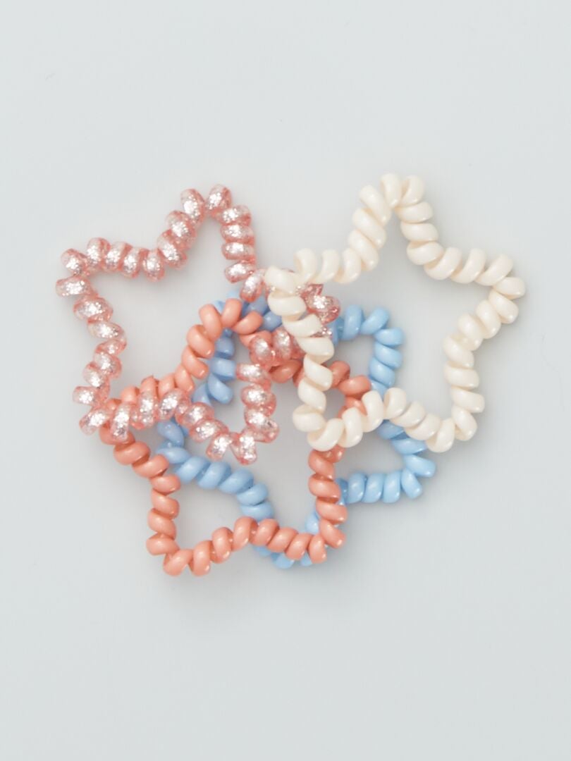 Set di 4 elastici forme 'stelle' multicolore - Kiabi