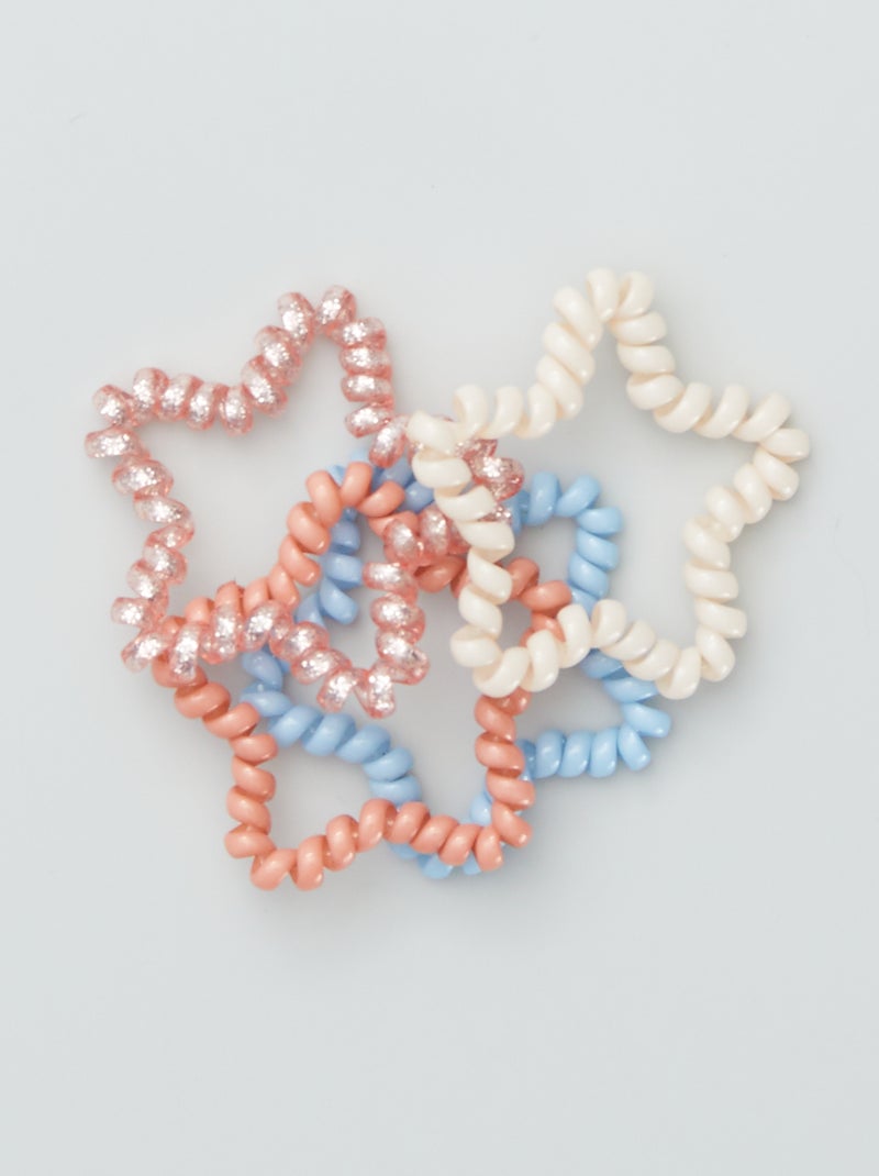 Set di 4 elastici forme 'stelle' multicolore - Kiabi
