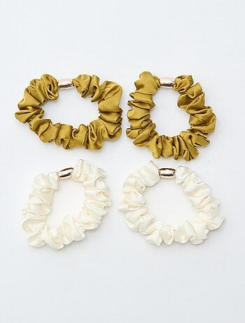 Set di 4 elastici per capelli
