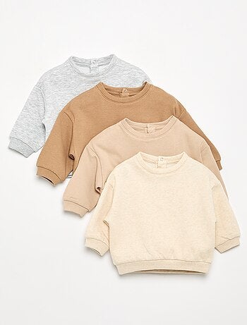 Set di 4 felpe oversize