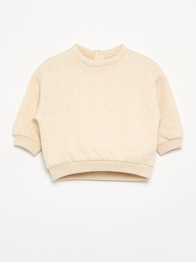 Set di 4 felpe oversize Beige - Kiabi