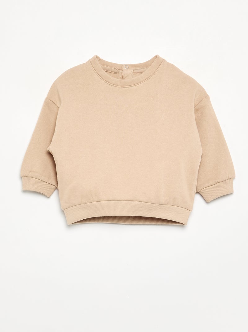 Set di 4 felpe oversize Beige - Kiabi