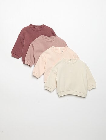 Set di 4 felpe oversize