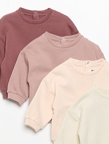 Set di 4 felpe oversize