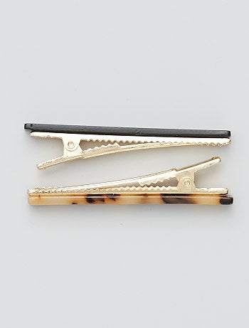 Set di 4 fermagli coccodrillo