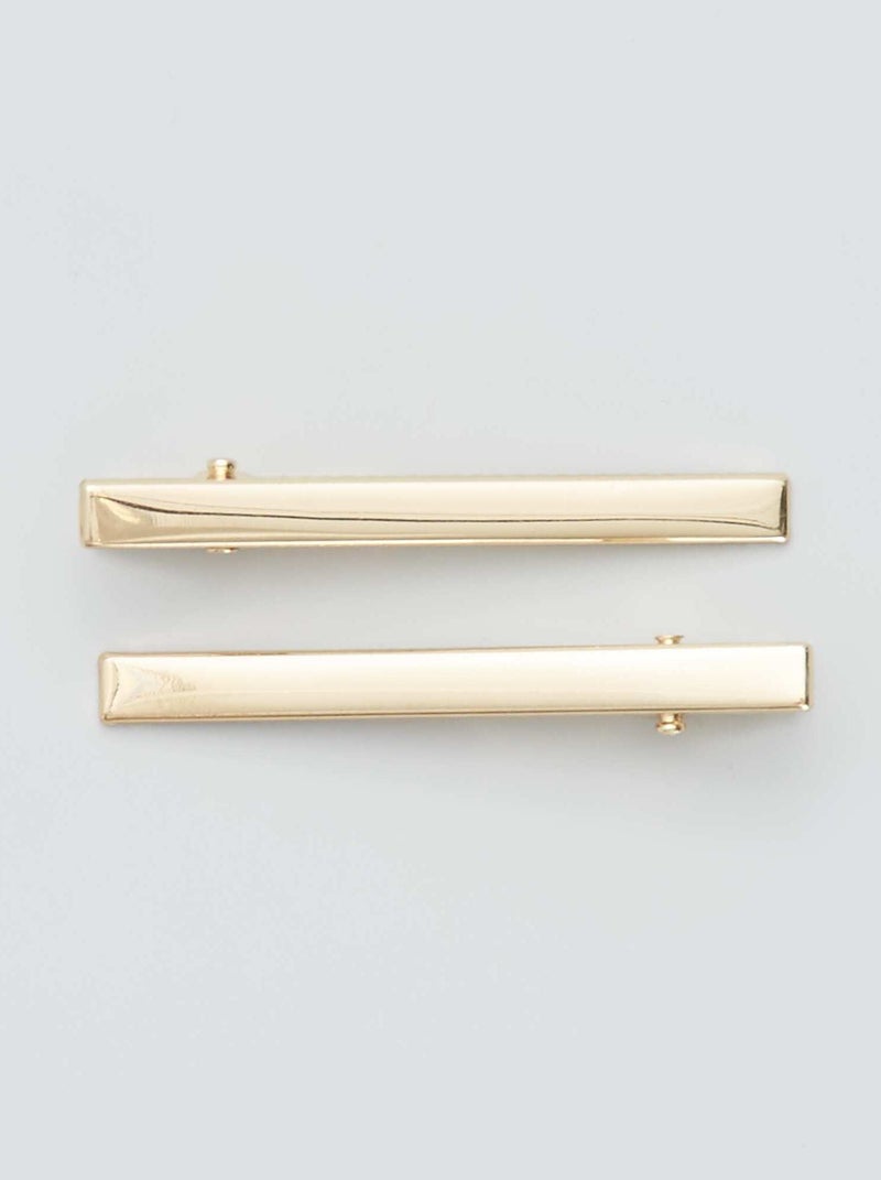 Set di 4 fermagli coccodrillo BEIGE - Kiabi