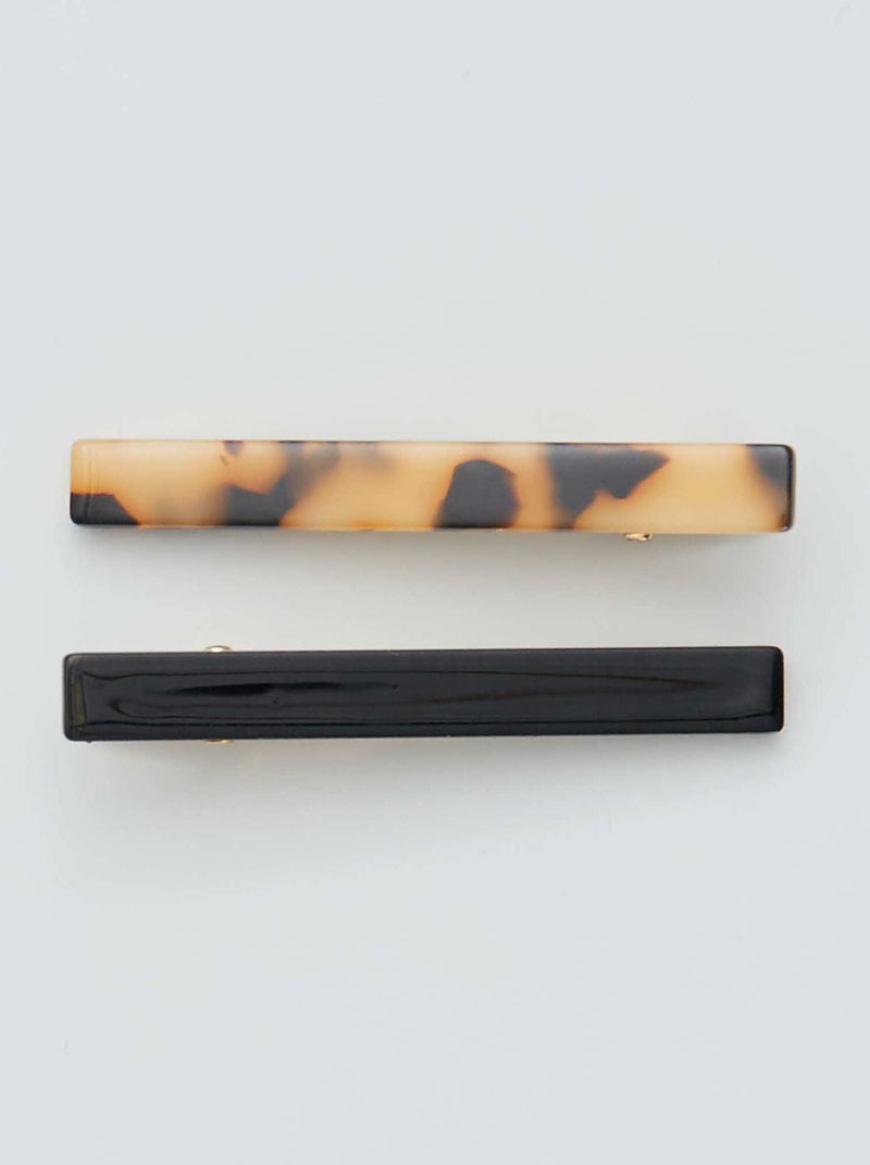 Set di 4 fermagli coccodrillo BEIGE - Kiabi