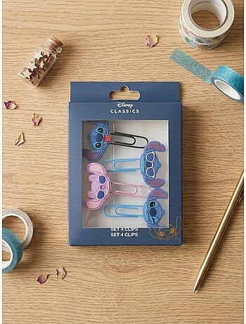 Set di 4 fermagli in alluminio Stitch Disney