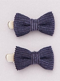 Set di 4 fermagli metallici con fiocco - Kiabi