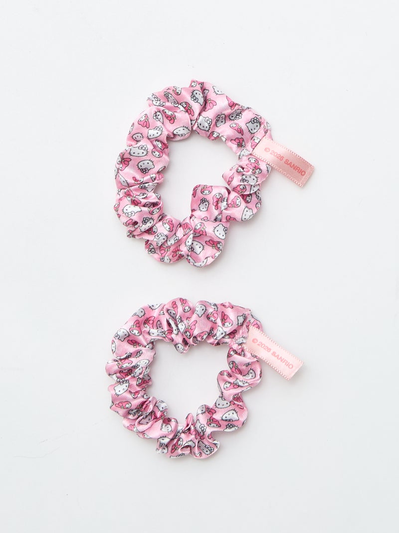 Set di 4 mollette + 1 scrunchie 'Hello Kitty' Rosa - Kiabi