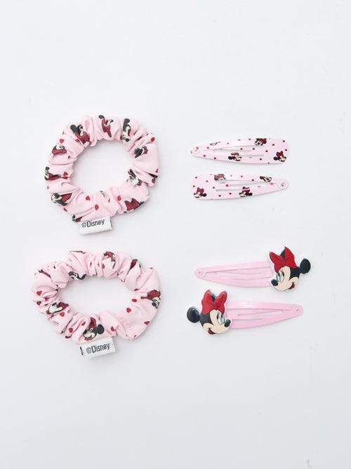 Set di 4 mollette + 2 elastici 'Minnie' - Kiabi