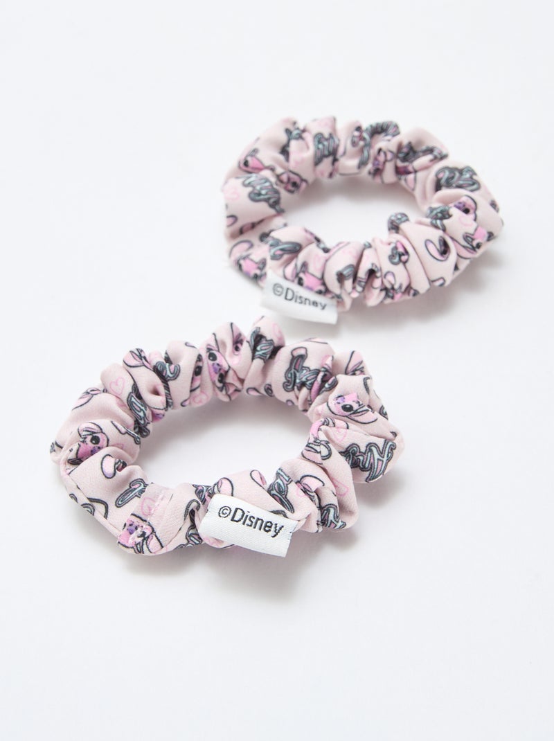 Set di 4 mollette + 2 elastici 'Stitch' Rosa - Kiabi