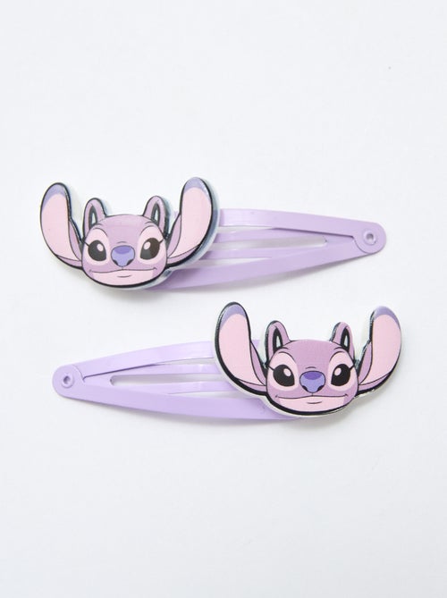 Set di 4 mollette + 2 elastici 'Stitch' - Kiabi