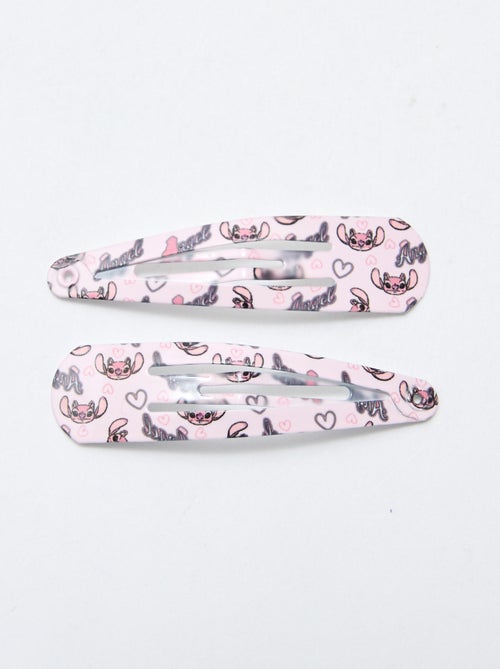 Set di 4 mollette + 2 elastici 'Stitch' - Kiabi