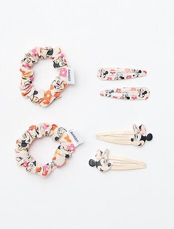 Set di 4 mollette + 2 elastici 'Stitch'