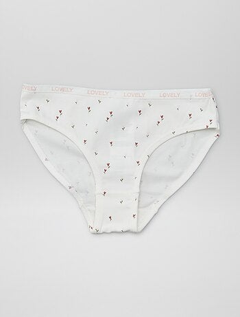 Set di 4 mutandine stampate