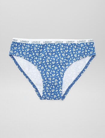 Set di 4 mutandine stampate