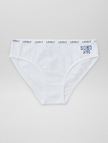 Set di 4 mutandine stampate