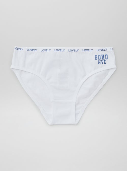 Set di 4 mutandine stampate - Kiabi