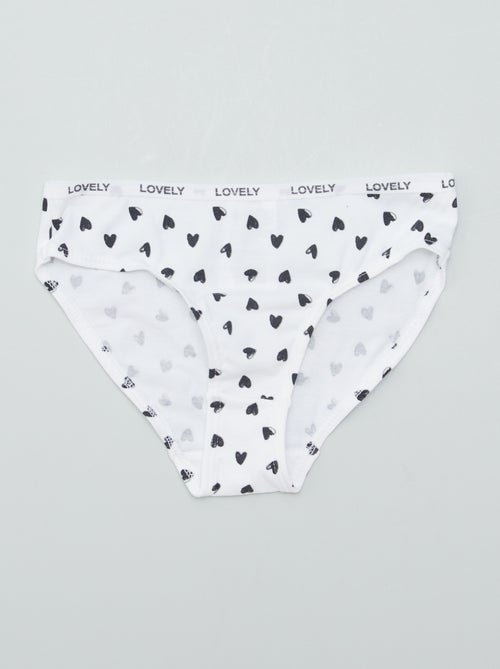 Set di 4 mutandine stampate - Kiabi