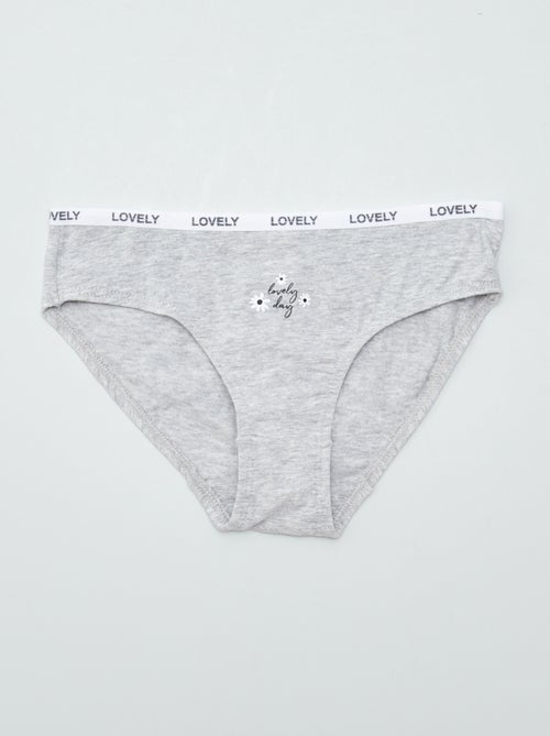 Set di 4 mutandine stampate - Kiabi