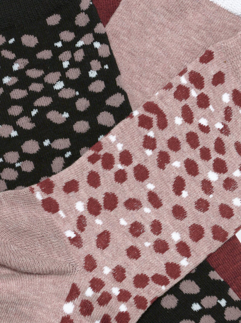 Set di 4 paia di calzini 'DIM' Rosso - Kiabi