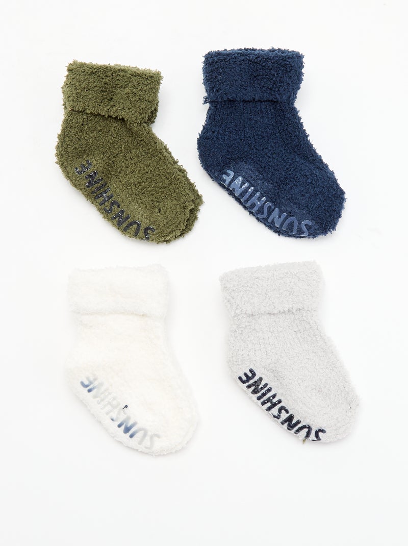 Set di 4 paia di calzini Kaki - Kiabi