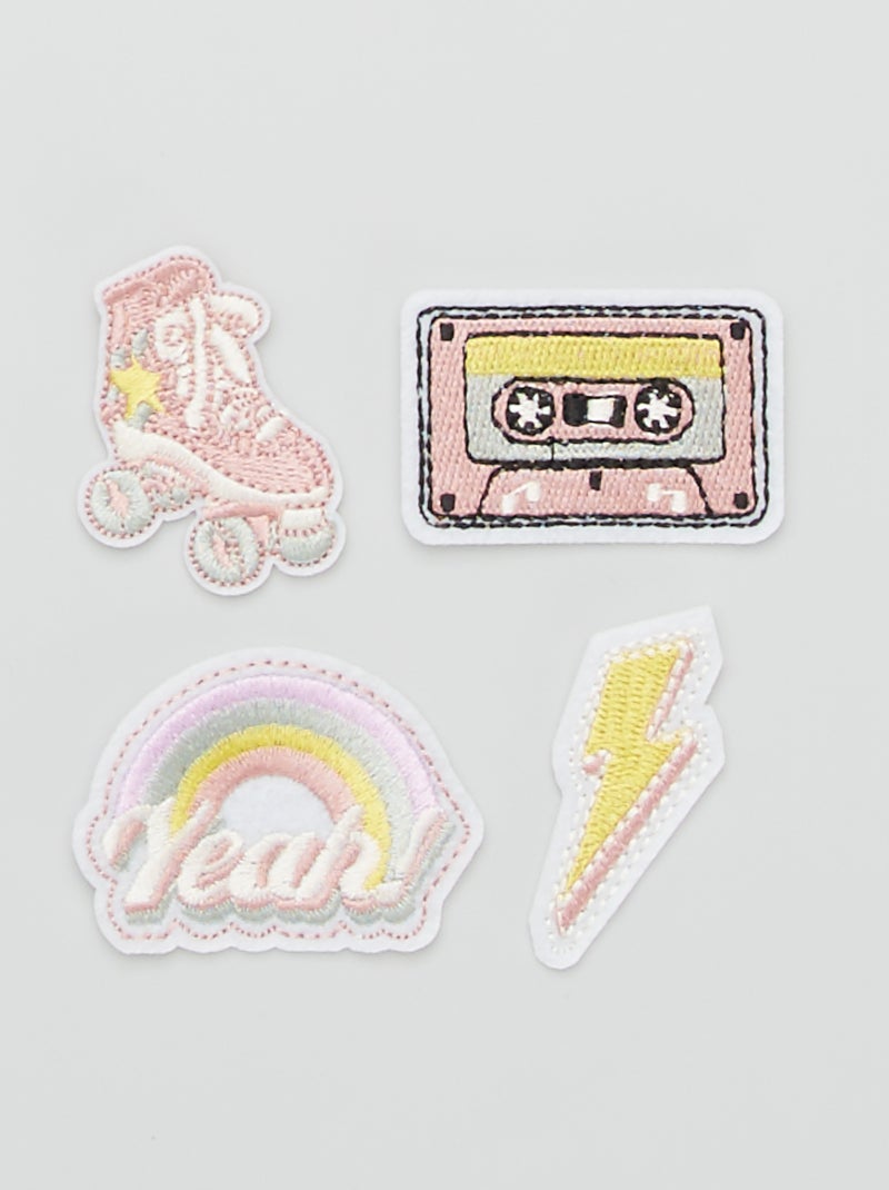 Set di 4 patch da ricamare multicolore - Kiabi
