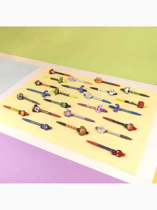 Set di 4 penne a sfera nere - Stitch - Disney – Kit di cancelleria - Kiabi