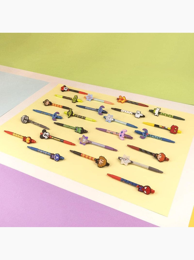 Set di 4 penne a sfera nere - Stitch - Disney – Kit di cancelleria Multicolore - Kiabi