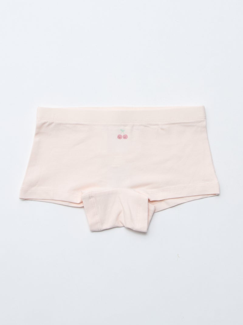 Set di 4 shorty stampati Giallo - Kiabi