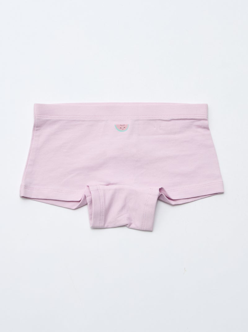 Set di 4 shorty stampati Giallo - Kiabi