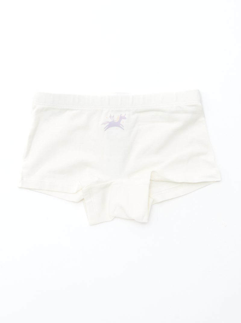 Set di 4 shorty stampati Viola - Kiabi