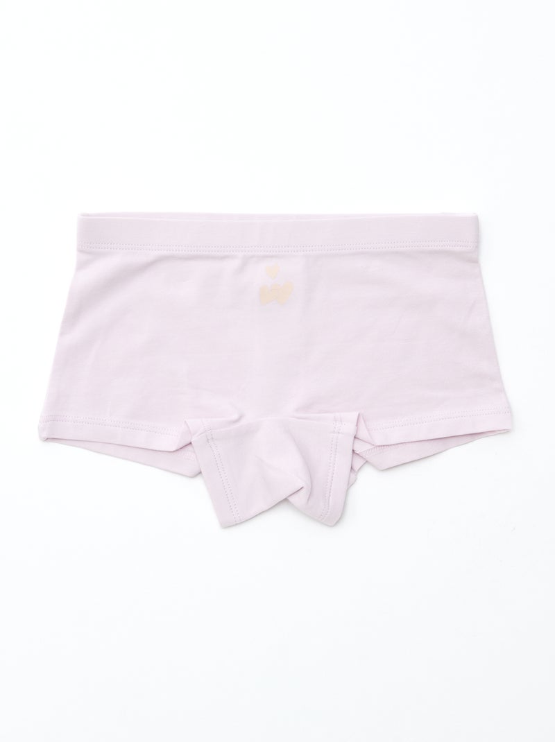 Set di 4 shorty stampati Viola - Kiabi