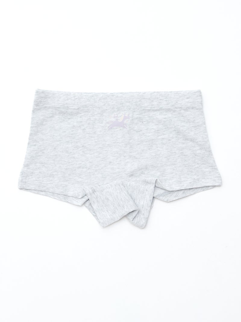 Set di 4 shorty stampati Viola - Kiabi
