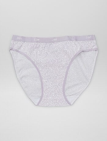 Set di 4 slip con stampa 'DIM'