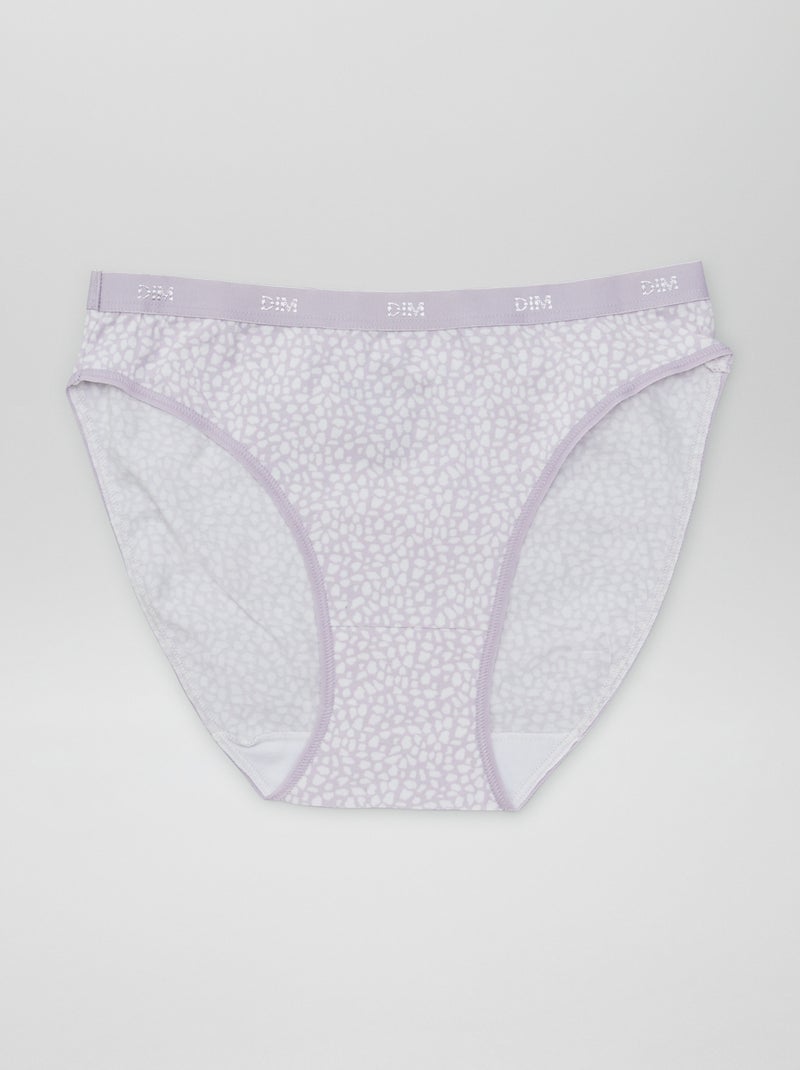 Set di 4 slip con stampa 'DIM' VIOLA - Kiabi