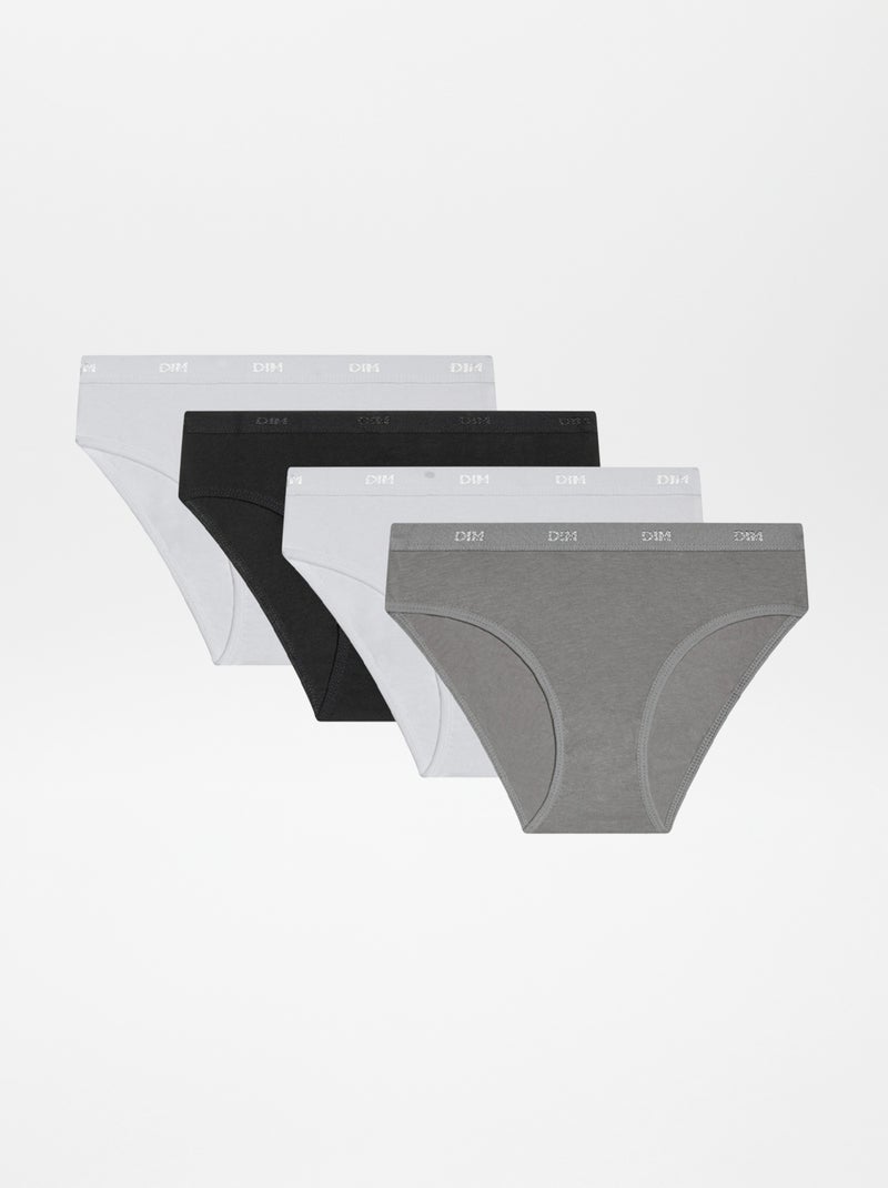 Set di 4 slip 'DIM' BIANCO - Kiabi