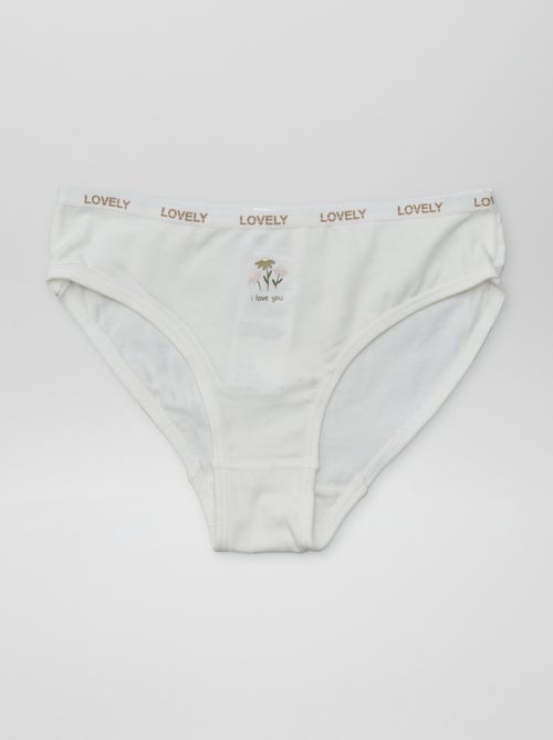 Set di 4 slip stampati - Kiabi