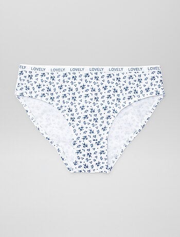 Set di 4 slip stampati