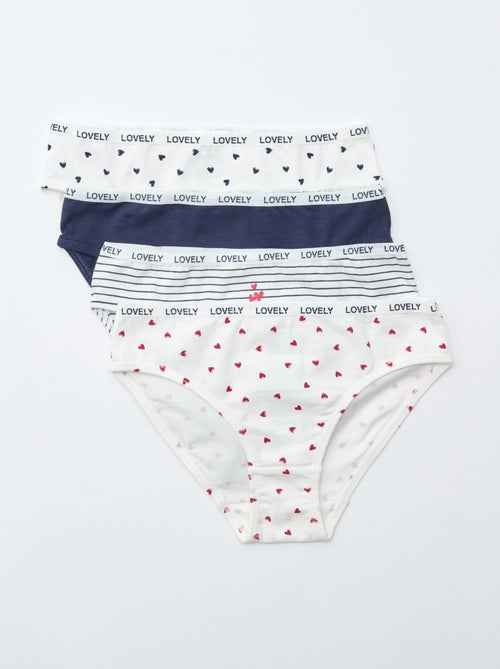 Set di 4 slip stampati - Kiabi