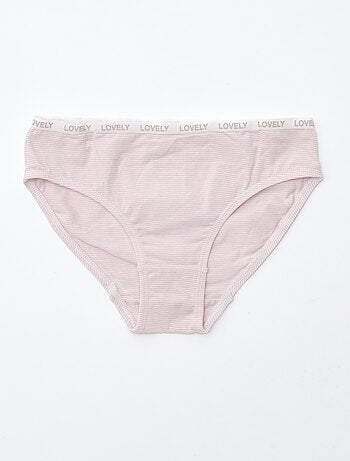 Set di 4 slip stampati