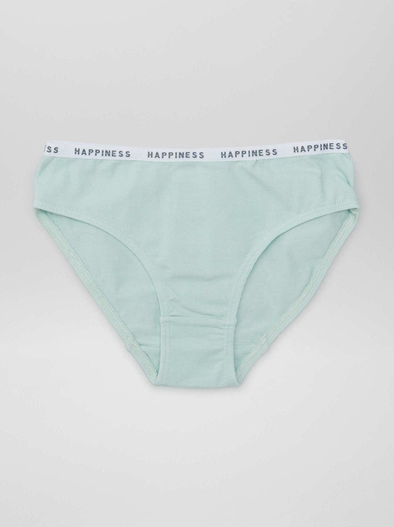 Set di 4 slip stampati ROSA - Kiabi