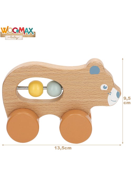 Set di 4 sonagli in legno per neonati WOOMAX - Kiabi Set di 4 sonagli in legno per neonati WOOMAX - Kiabi