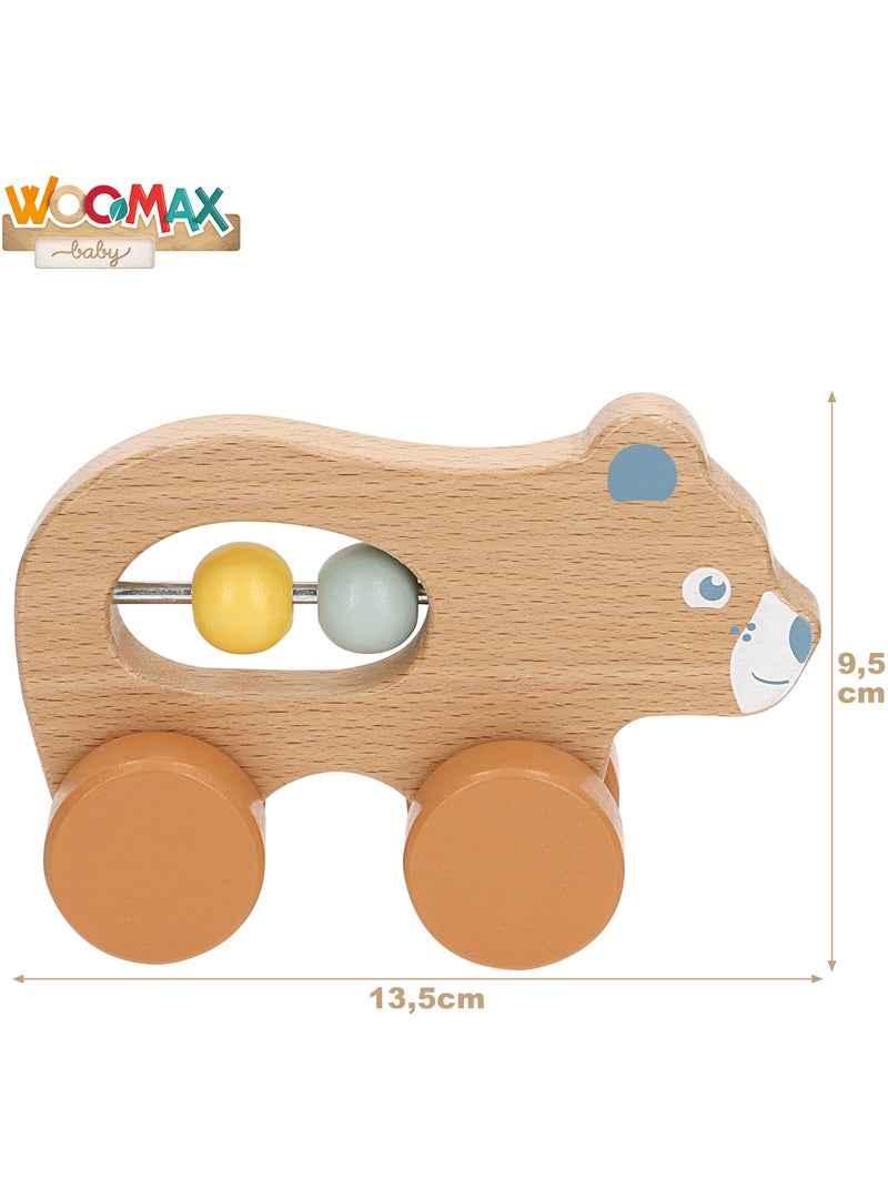 Set di 4 sonagli in legno per neonati WOOMAX N/D - Kiabi