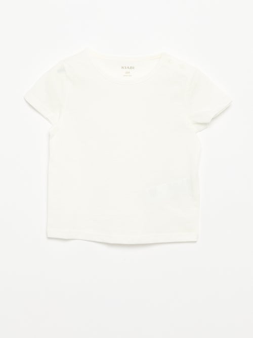 Set di 4 T-shirt a tinta unita - Kiabi Set di 4 T-shirt a tinta unita - Kiabi