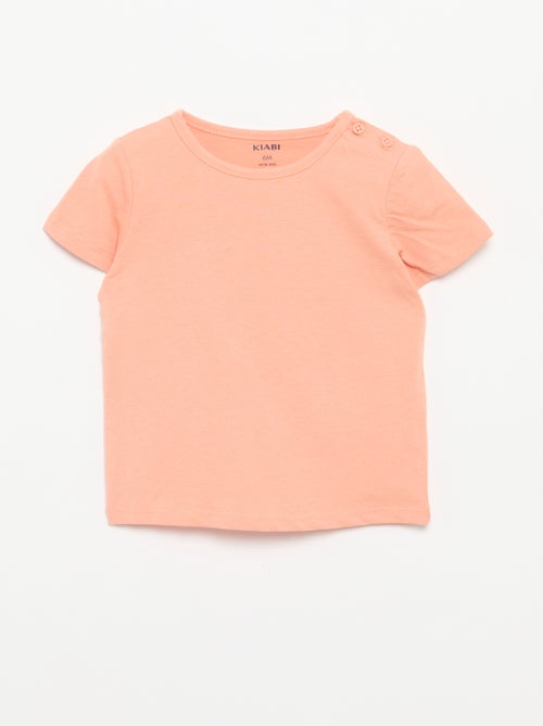 Set di 4 T-shirt a tinta unita - Kiabi Set di 4 T-shirt a tinta unita - Kiabi