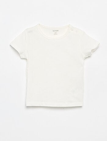 Set di 4 T-shirt a tinta unita