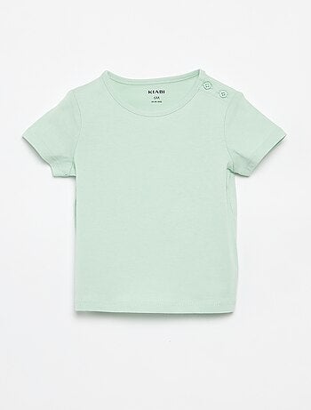 Set di 4 T-shirt a tinta unita