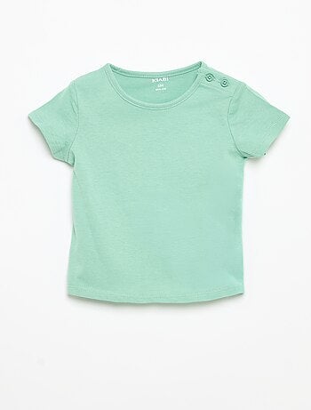 Set di 4 T-shirt a tinta unita